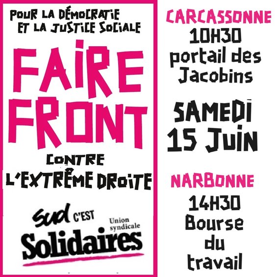 15 JUIN faire front