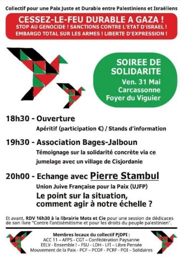 31 MAI 2024 GAZA CARCASSONNE