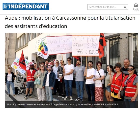 5 JUIN 2024 RASSEMBLEMENT DSDEN AED