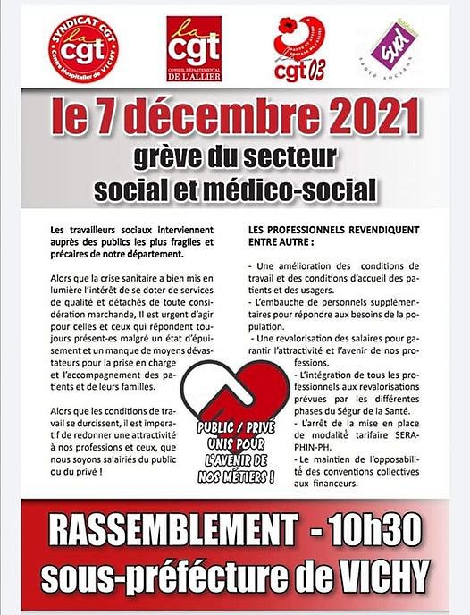 AfficheGrèveH^pitauxAllierDécembre2021