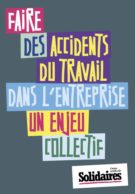 Brochure accidents du travail