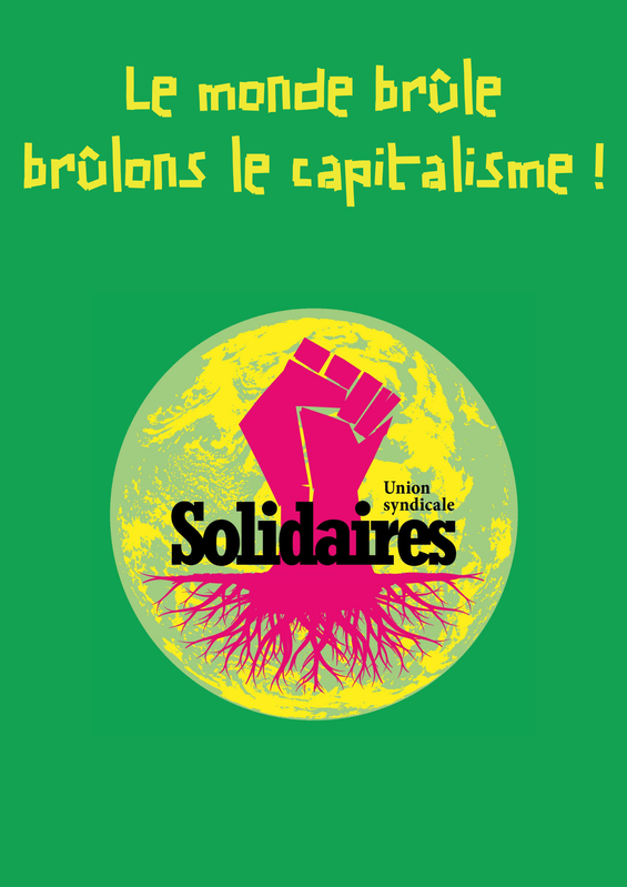 Le monde brûle brûlons le capitalisme (portrait)