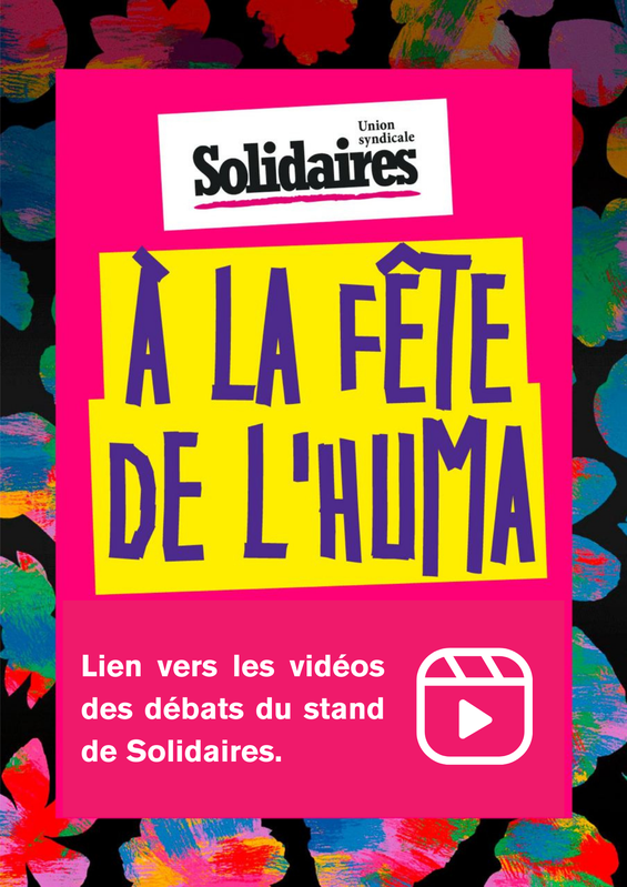 Lien vers les vidéos des débats du stand de Solidaires