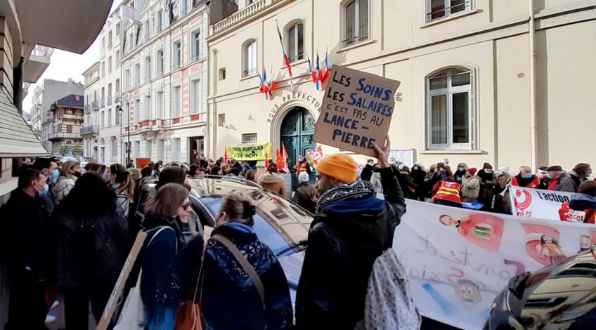 RassemblementVichyHôpitalDécembre2021