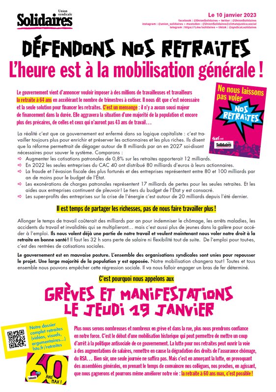 Tract retraites 19 janvier