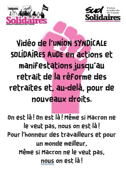 VIDEO SOLIDAIRES 11 AFFICHETTE