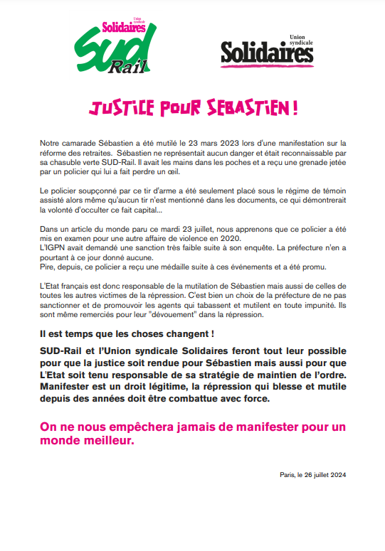 justice pour sébastien