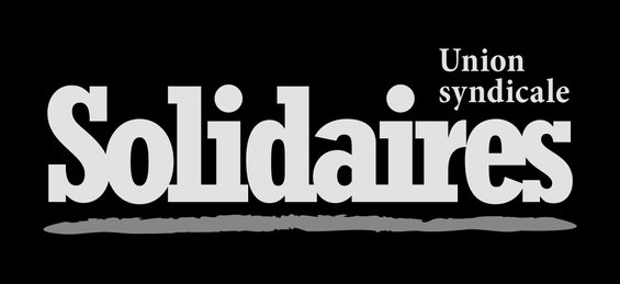 logo solidaires noir