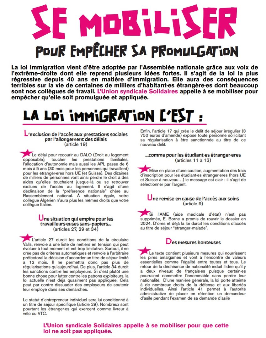 loi immigration se mobiliser