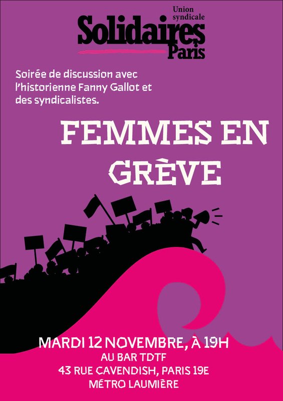 soirée femmes en grève