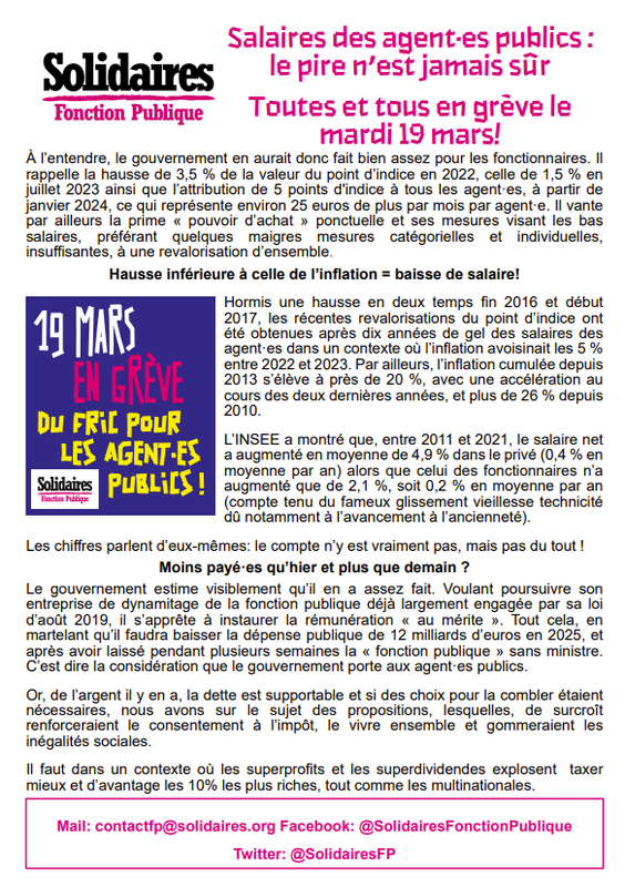 tract 19 mars