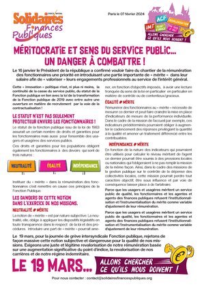 Meritocratie et sens du service public...un danger à combattre !